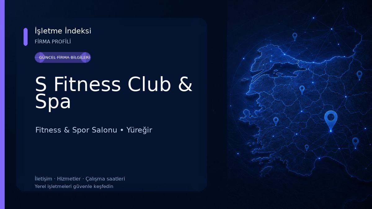 S Fitness Club & Spa Fitness & Spor Salonu