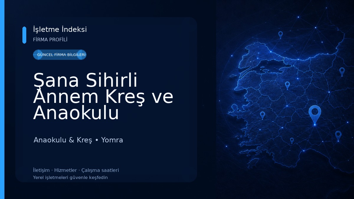 Şana Sihirli Annem Kreş ve Anaokulu Kaşüstü Şubesi Anaokulu & Kreş