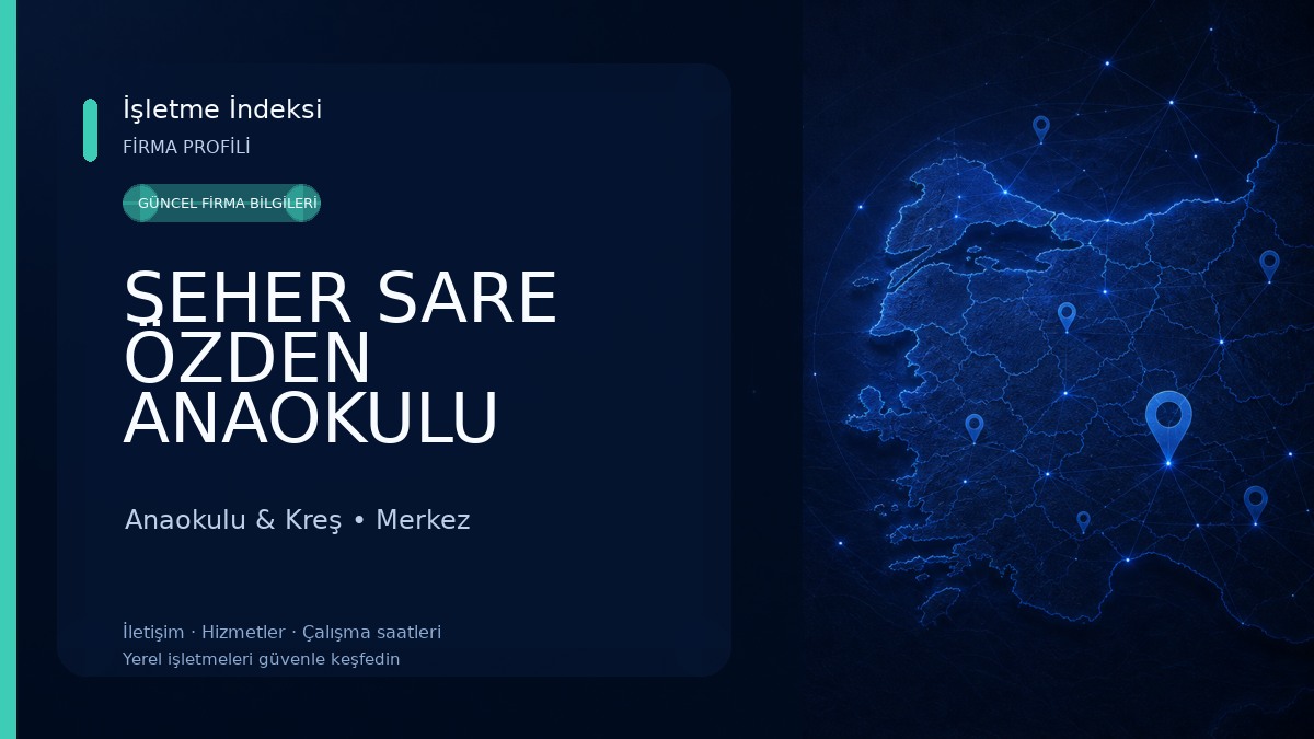 SEHER SARE ÖZDEN ANAOKULU