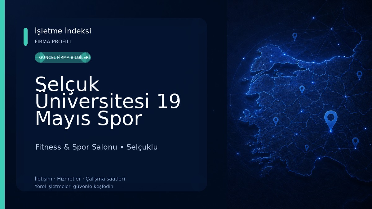Selçuk Üniversitesi 19 Mayıs Spor Salonu Fitness & Spor Salonu