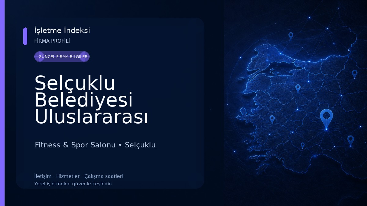 Selçuklu Belediyesi Uluslararası Spor Salonu Fitness & Spor Salonu
