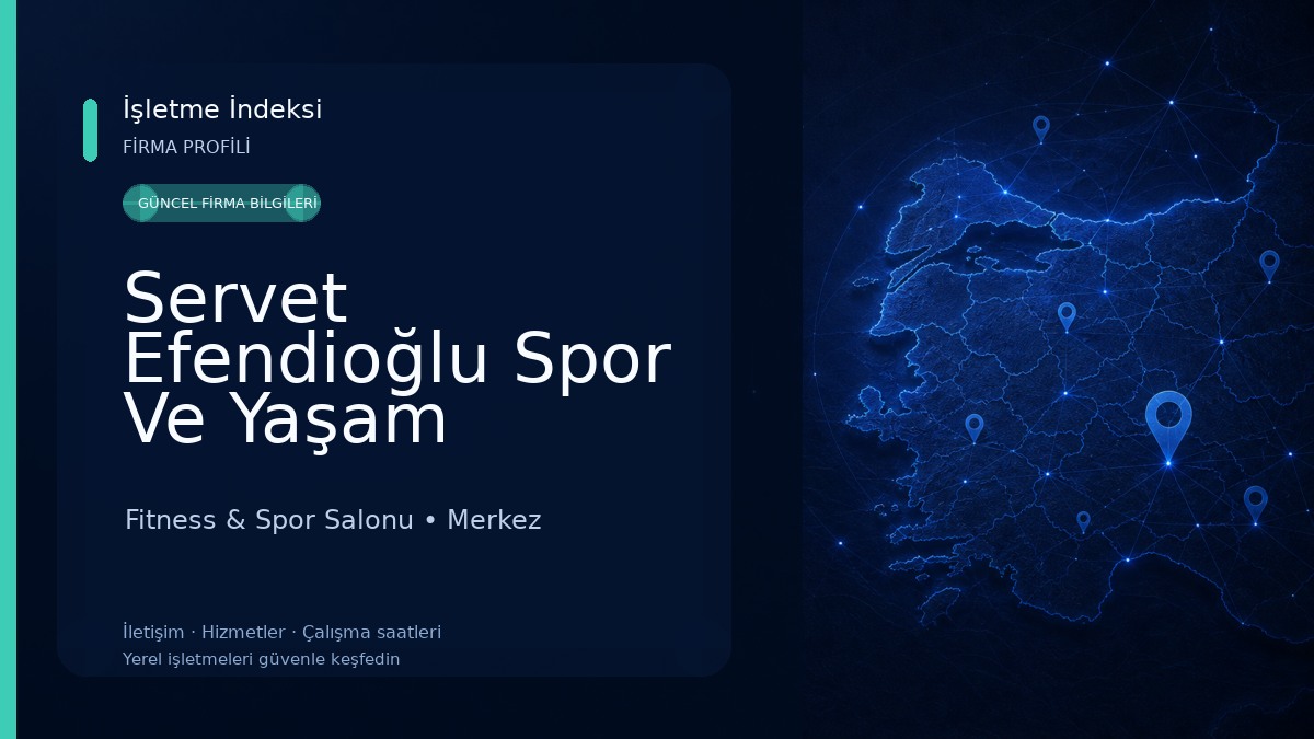 Servet Efendioğlu Spor Ve Yaşam Merkezi Fitness & Spor Salonu