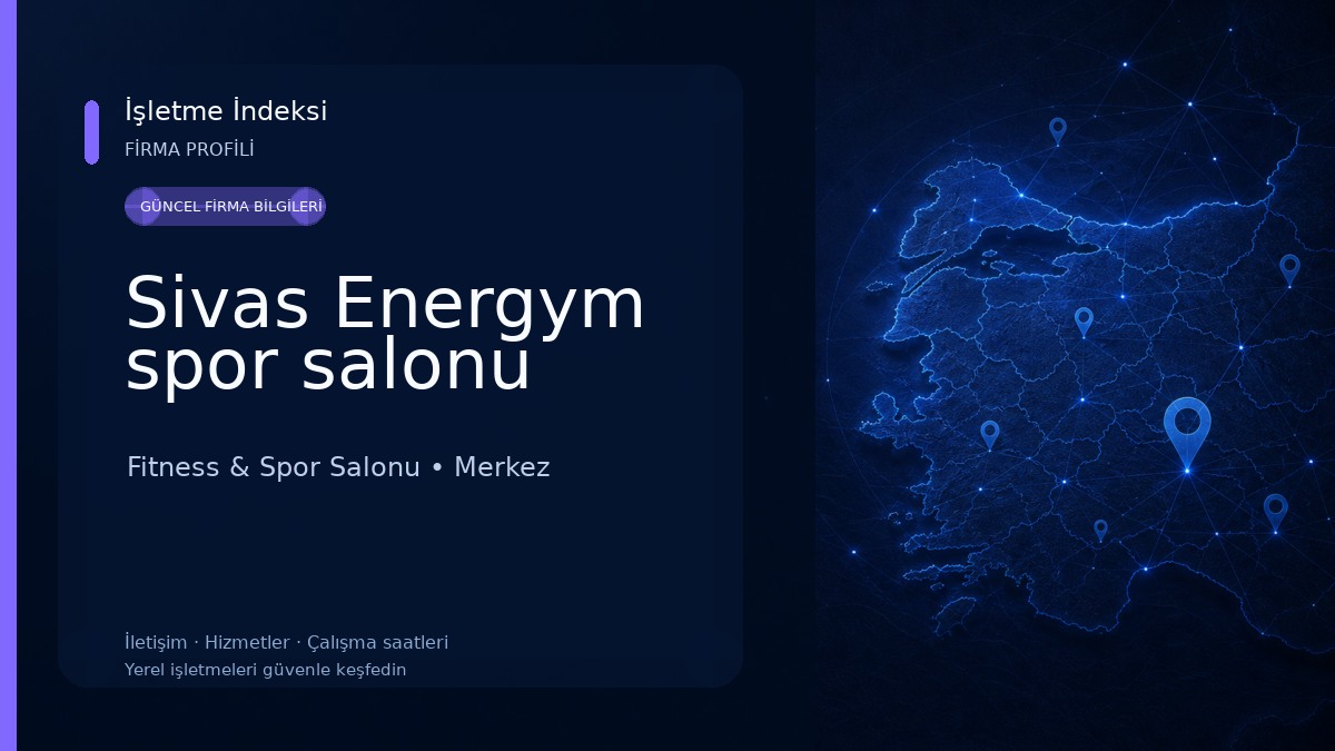 Sivas Energym spor salonu Fitness & Spor Salonu