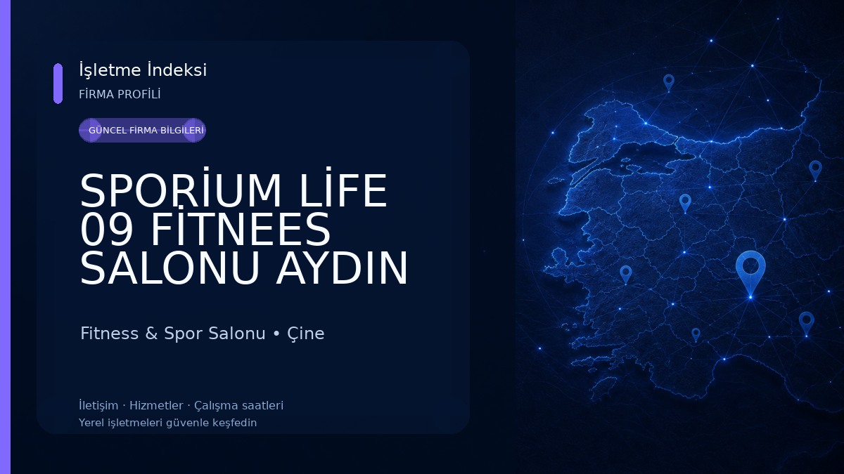 SPORİUM LİFE 09 FİTNEES SALONU AYDIN Fitness & Spor Salonu
