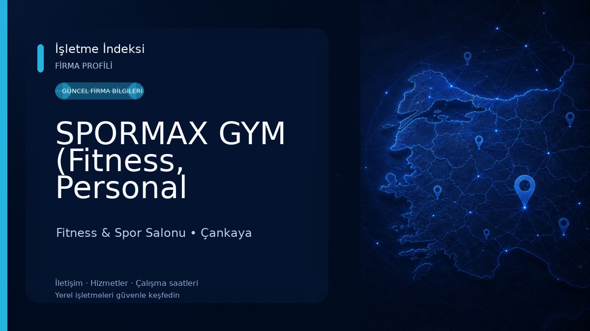 SPORMAX GYM (Fitness, Personal Training & Coaching System Fitness & Spor Salonu