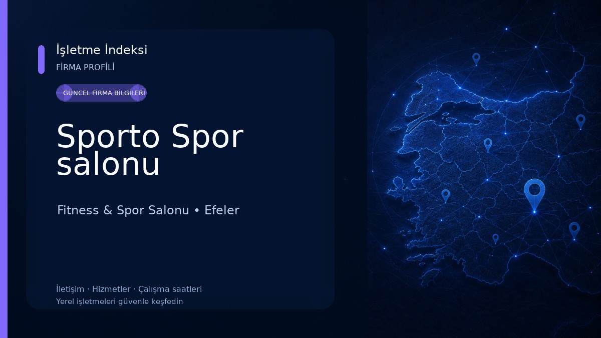 Sporto Spor salonu Fitness & Spor Salonu
