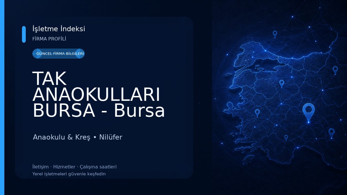 TAK ANAOKULLARI BURSA - Bursa Özlüce Anaokulu Anaokulu & Kreş