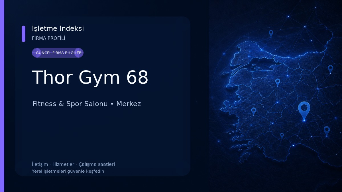 Thor Gym 68 Fitness & Spor Salonu