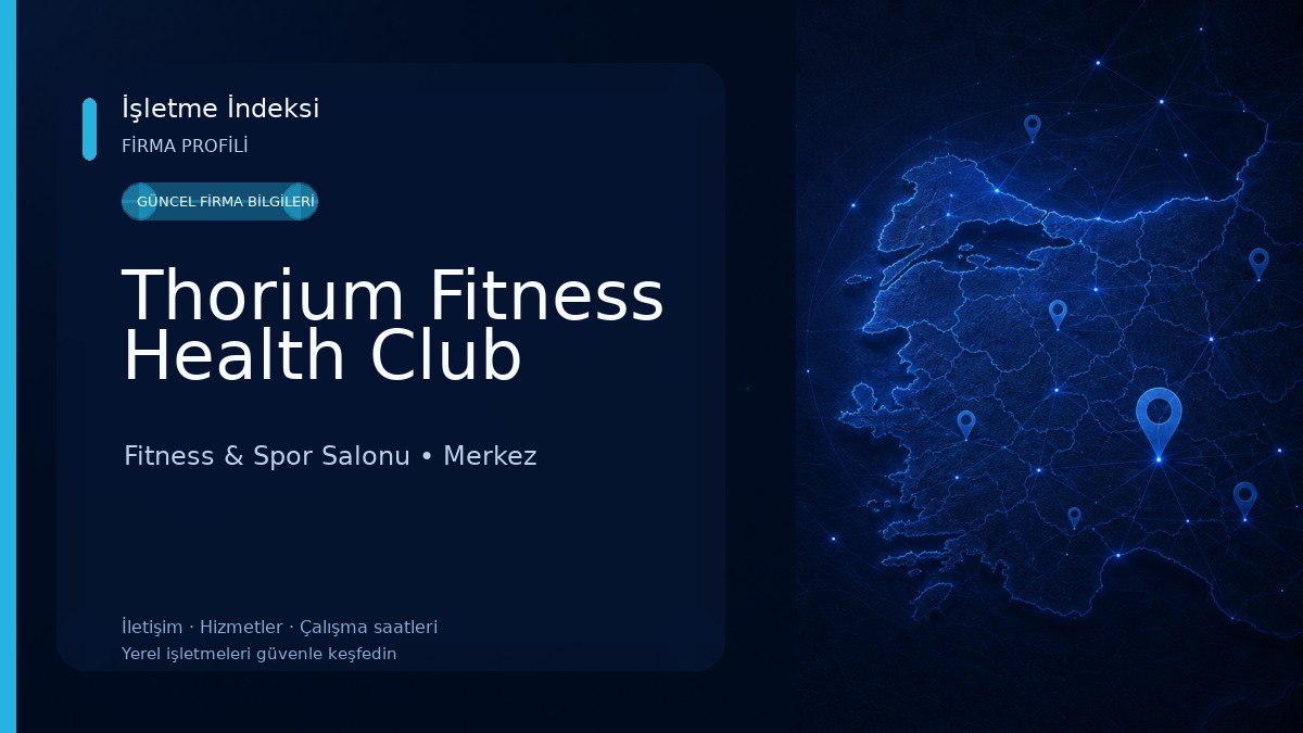 Thorium Fitness Health Club Fitness & Spor Salonu