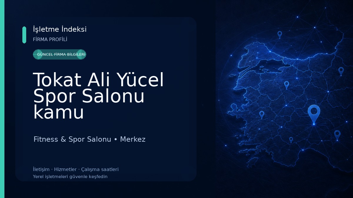 Tokat Ali Yücel Spor Salonu kamu Fitness & Spor Salonu