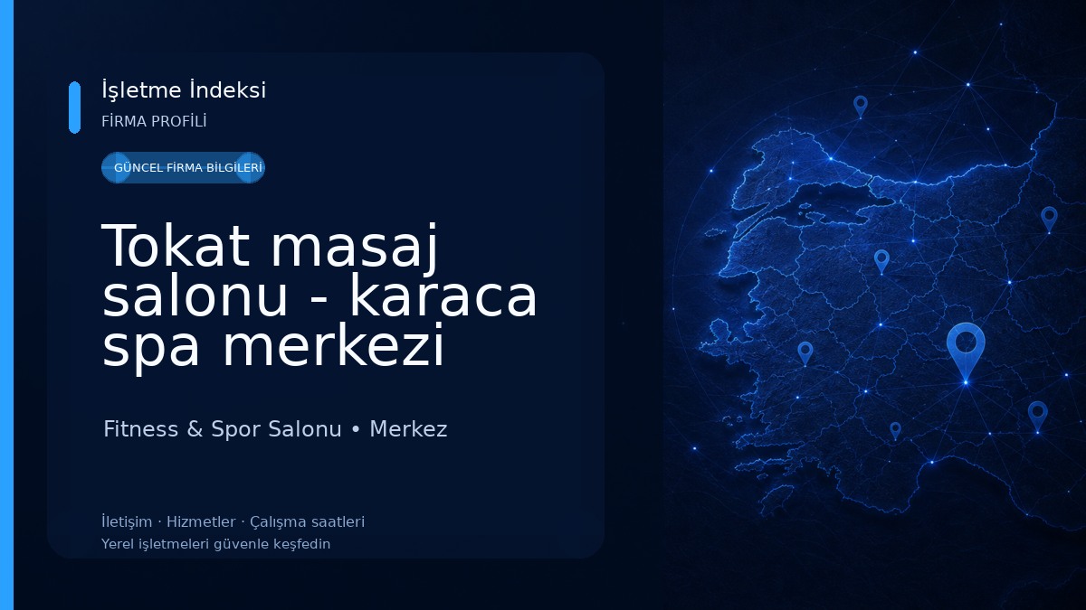 Tokat masaj salonu - karaca spa merkezi Fitness & Spor Salonu