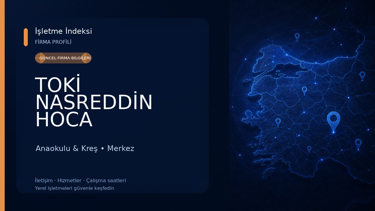 TOKİ NASREDDİN HOCA ANAOKULU ÇORUM