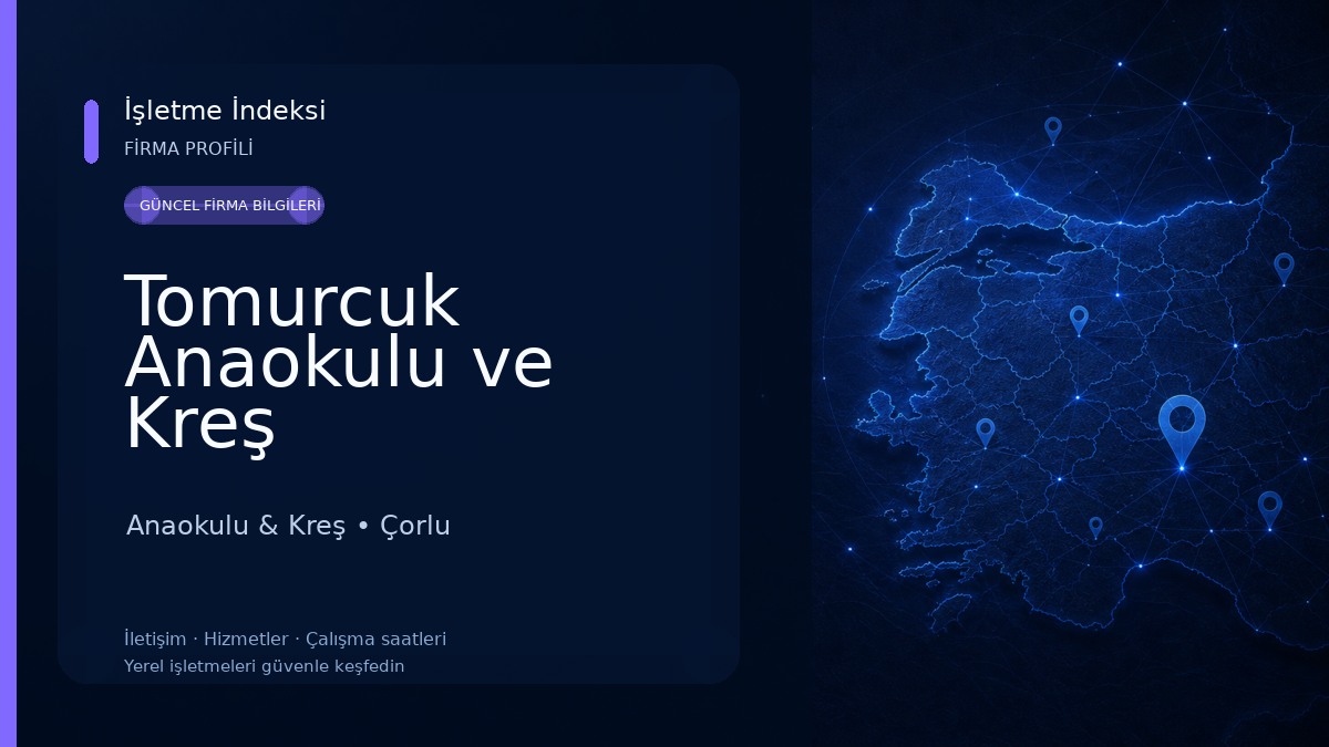 Tomurcuk Anaokulu ve Kreş Anaokulu & Kreş