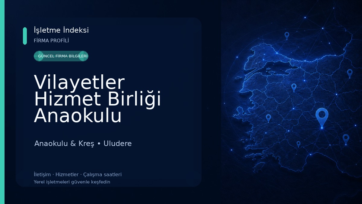 Vilayetler Hizmet Birliği Anaokulu 