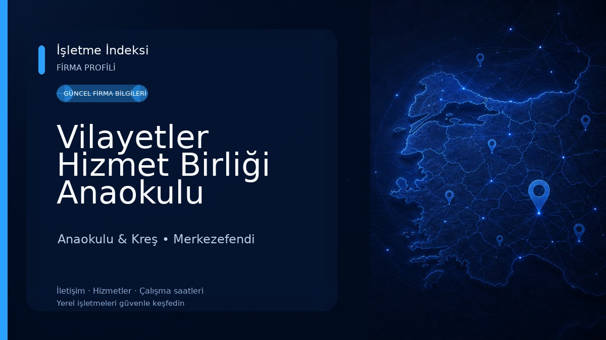 Vilayetler Hizmet Birliği Anaokulu Anaokulu & Kreş