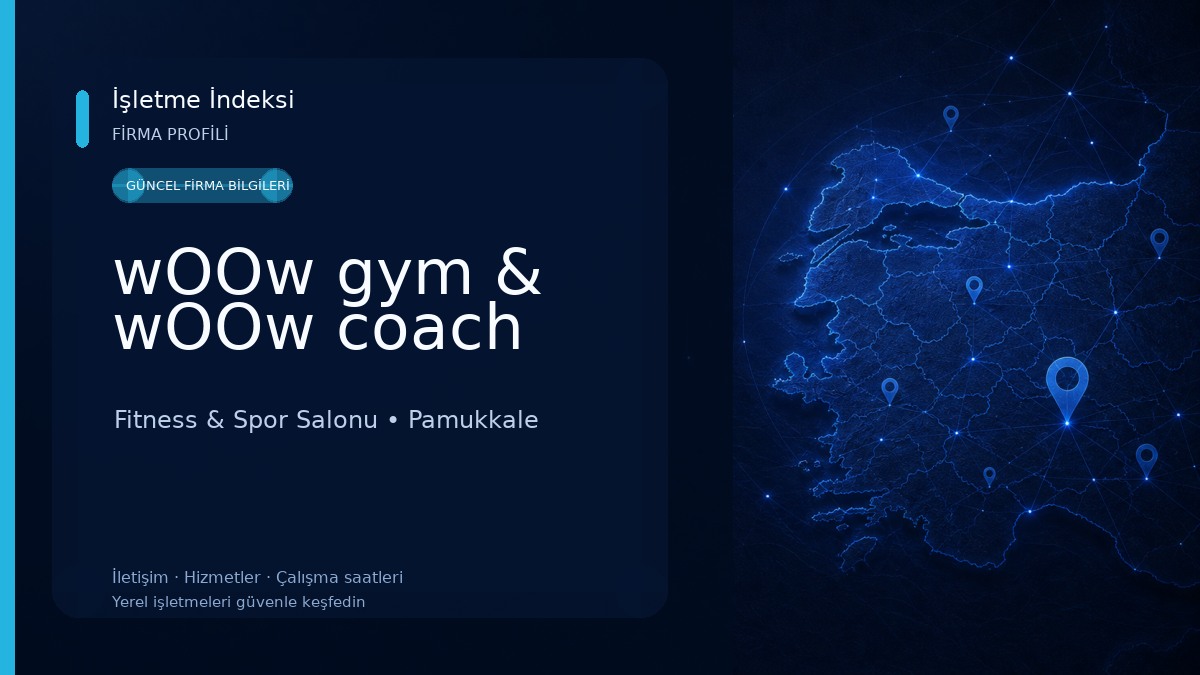 wOOw gym & wOOw coach Fitness & Spor Salonu