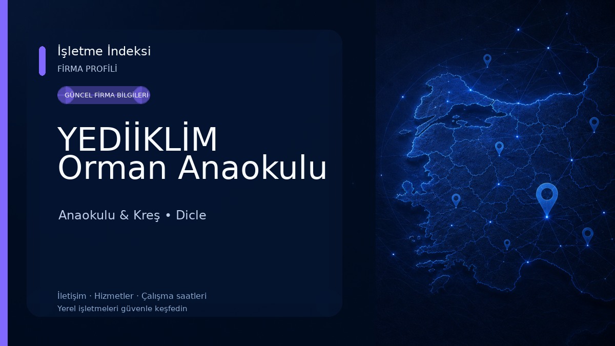 YEDİİKLİM Orman Anaokulu Anaokulu & Kreş