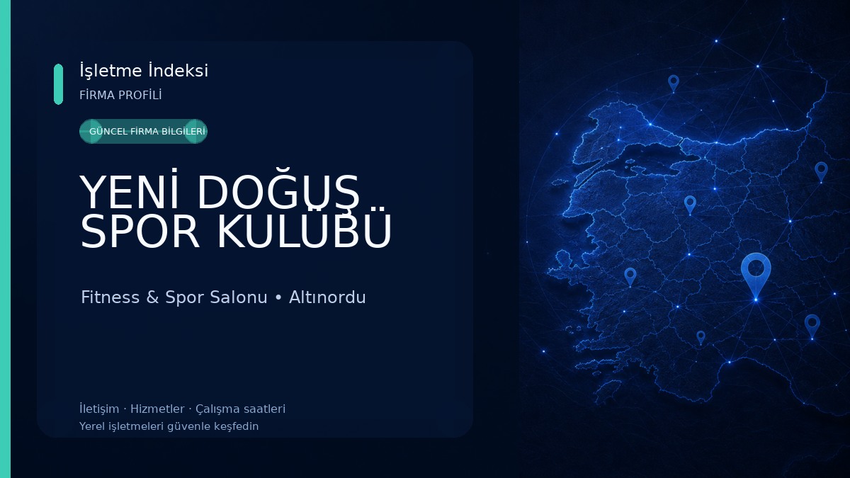 YENİ DOĞUŞ SPOR KULÜBÜ Fitness & Spor Salonu
