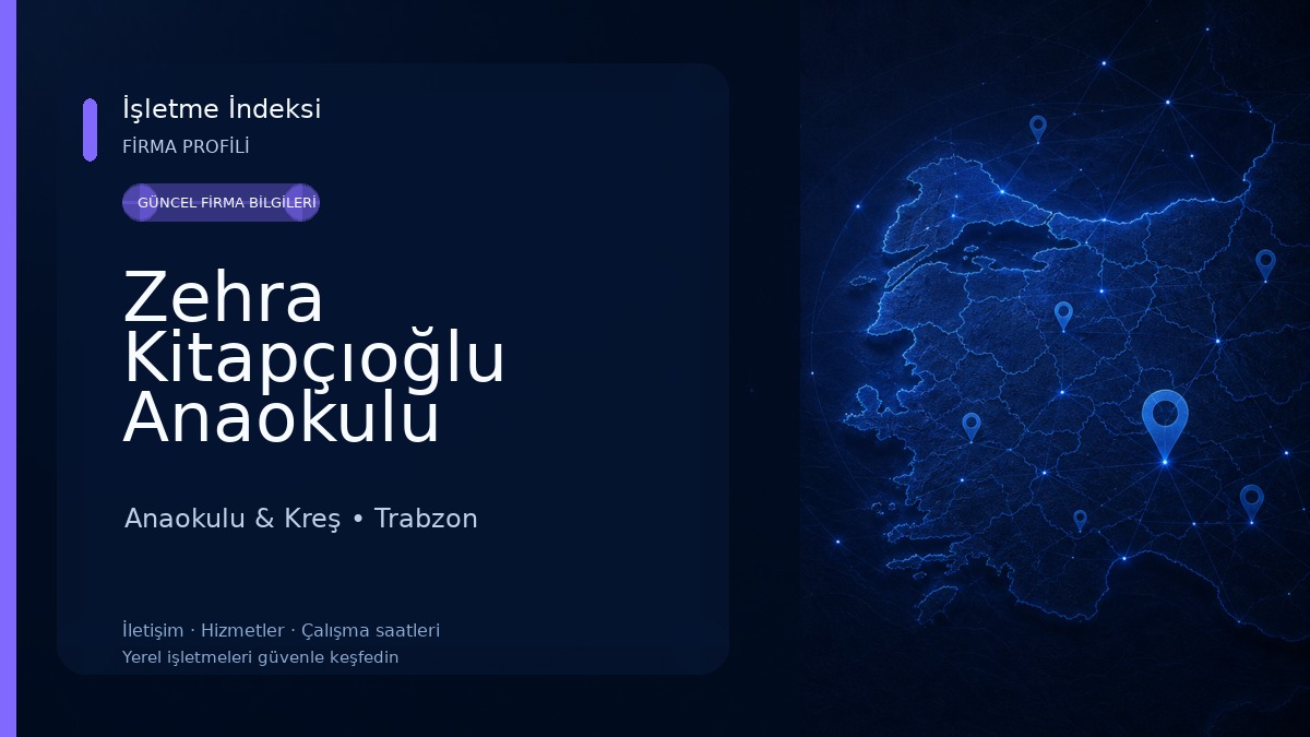 Zehra Kitapçıoğlu Anaokulu Anaokulu & Kreş