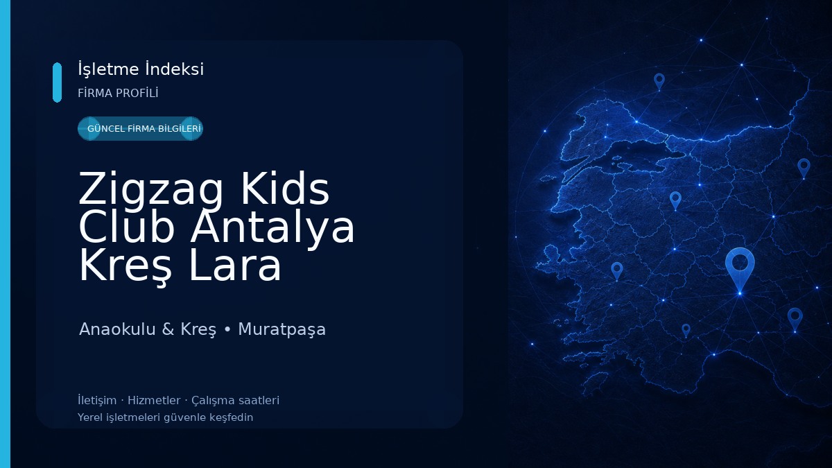 Zigzag Kids Club Antalya Kreş Lara