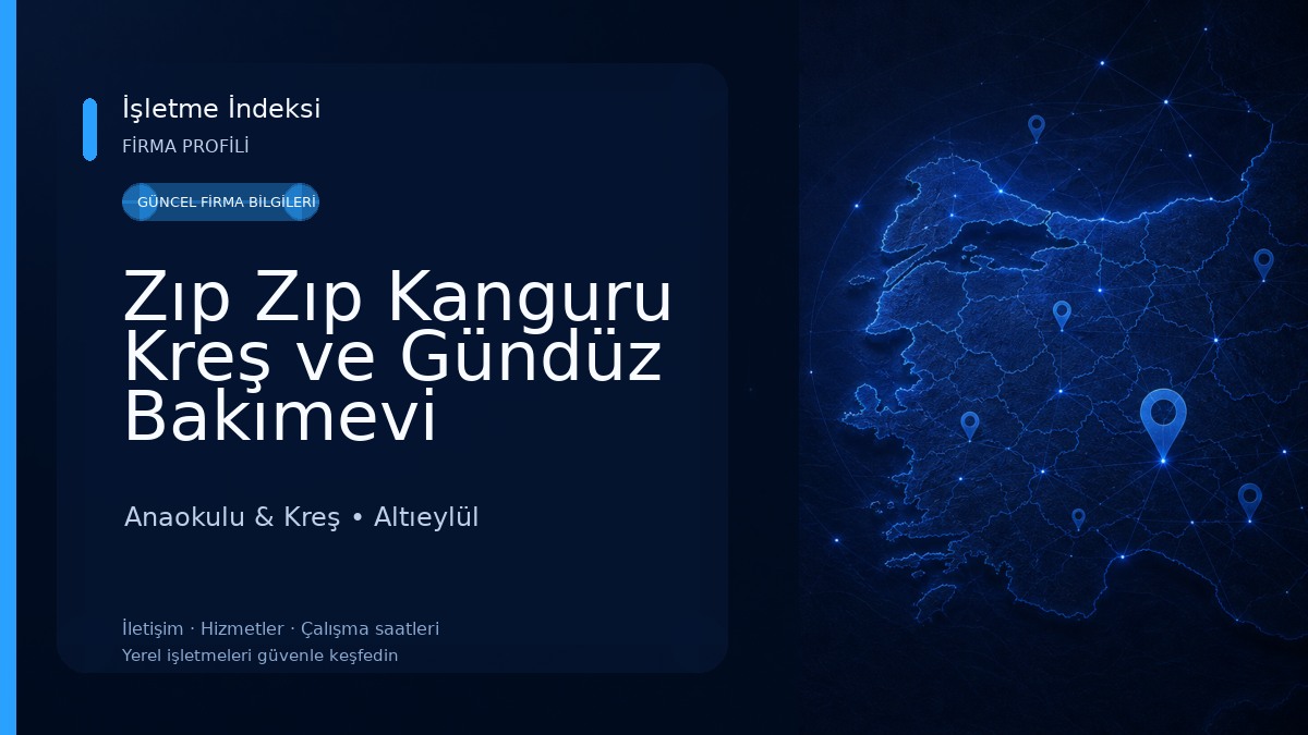 Zıp Zıp Kanguru Kreş ve Gündüz Bakımevi Anaokulu & Kreş