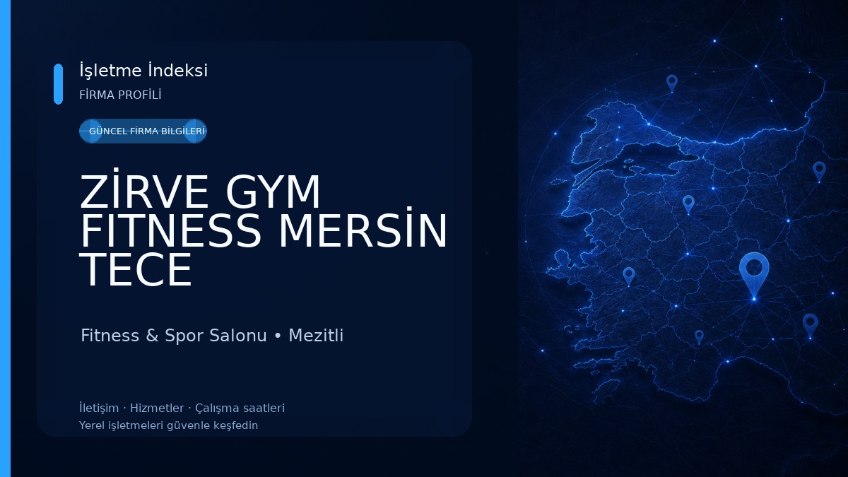 ZİRVE GYM FITNESS MERSİN TECE Fitness & Spor Salonu